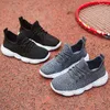 Athletic Shoes Air Mesh Sneakers Kids Summer Trainer Big Boys Girls Breathable Slip On Teenage Student Tenis Sport