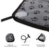 kennels pens Adjustable Heating Pad Blanket Dog Cat Puppy Mat Bed Pet Electric Warmer Poweroff Protection Waterproof Biteresistant Wire 221128