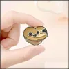 Pins Brooches Funny Enamel Brooches Pins Animal Sloth Cute For Women Christmas Metal Kawaii Badge Demin Shirt Decor Brooch Dhgarden Dhz0C