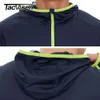 Camisetas al aire libre TACVASEN Verano 14 Zip UPF 50 Sudaderas con capucha AntiUV Piel para hombre Protección solar Camisetas Camisetas de pesca de secado rápido Jersey Tops 221128