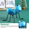 Garden Decorations 4sts Gift Craft Patio Metal Ant Wall Art Yard Lawn Sculptures Desktop Home Decor Ornament Outdoor Garden Cute Insect Hanging 221126