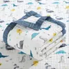 Baby Swaddle Koce Koce nowonarodzone gazy bawełniane owijanie maluch letnich ręczniki kąpielowe 6 -warstwowe szóste okładka wózek kołdra zmieniająca okładka podkładka