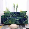 Chair Covers 3D Tropical Leave Sofa Cover Stretch Slipcovers For Living Room Elastic Sectional Couch 1/2/3/4 Seater L Shape Funda