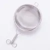 Tea Filter Stainless Steel Strainer Mesh Water Scoop Tools Double-layer Sifter Colander Sieve Drinking Beverage for Tea Herbs Coffee