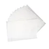 Cartes de voeux 100pcslot Enveloppes de vélin translucides vierges Enveloppe de carte-cadeau multifonction bricolage avec autocollant de sceau pour anniversaire de mariage 221128