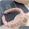 Headbands Fashion Women Candy Color Plush Lamb Thin Hairband Sweet Headband Hair Hoop Headwear Girls Bands Accessories Drop Delivery Dhw9H