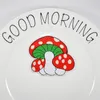 Notions Mushroom Embroidered Patch Iron on Patches for Clothes Mini Cute Appliques Stickers Sewing Craft Clothing Decoration for Dress Hat Pants Backpack