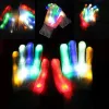 Christmas Decorations Personality LED Luminous Gloves Party Supplies Flashing Rainbow Fluorescent Dance Performance Gloves Adults