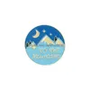 Pins Brooches Sun Moon Mountains And Rivers Outdoor Adventure Brooches Set 7Pcs Gold Plated Enamel Paint Badges For Girls Alloy Lap Dhitc