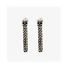 Hip Hop Style Skull Stud Earring Gold Silver Women Men Skeleton Tassel Chain Long Earring