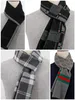 Halsdukar Fashion Winter Plaid Cashmere Scarf For Men Warm Neck Scarfs Mane Business Scarves Long Pashmina Christmas Gifts Geometric 221128