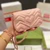 Высококачественные роскошные дизайнерские женские женские сумки на плечах 5A Крестовые сумочки Классическая цепная сумка любовных сумки 2022 Дамский кошелек ва.