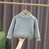 Pull Vêtements Filles hiver automne tricoté pull solide enfants vêtements enfants 1-7y 80-140 bébé manteau enfants étudiants top 221128