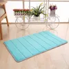 Carpets Memory Foam Floor Bath Mat Coral Velvet Anti-slip Bathroom Rug Magnificent 40x60 50x80 Stripe Fleece High Absorbency Carpet