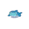 Broches Broches Personnalité De Dessin Animé Océan Animal Broche Kawaii Sourire Baleine Peinture Émail Épinglettes Lettter Alliage Broches Pour Femmes D Dhlts