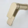 Rubinetti del lavandino del bagno e rubinetto in oro spazzolato con nucleo valvola in ceramica fredda di alta qualità controsoffitto in acciaio inossidabile 304