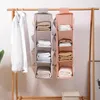 Storage Boxes Hanging Closet Organizer And 4-Shelf Shelves Wardrobe Clothes Organization Closets Shelf