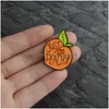 Pins Brooches Cartoon Cute Peach Brooches Europe And America Style Funny Just Peachy Fresh Fruit Enamel Badge Pins For Girls Clothe Dhqyy