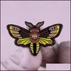 Pins Brooches Enamel Brooch Pin Death Head Hawk Moth Skl Metal Badges Lapel Brooches Pins Jackets Jeans Fashion Jewelry Acc Dhgarden Dhfxm