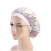 Bonnet / Crâne Caps Femmes Musulmanes Large Stretch Soie Satin Respirant Bandana Slee Turban Chapeau Headwrap Bonnet Chemo Cap Accessoires De Cheveux Dhhd6