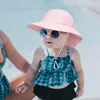 Chapéus 2022 Summer Baby Hat Hat Beach Protection Neck Crianças balde para meninas meninos Ajuste Kids Cap acessórios 6m-6y