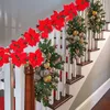 Decorazioni natalizie 2M 10LED Flanella Flower Light String Decorazione per ornamenti domestici Natal Year Table Decor 221125