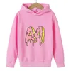 Pullover Summer A4 Merch Child Hoodie Pants Suit Boy Girl Sweatshirt Tops Quality Kids Baby Clothing Print Dounuts Leneve 221128