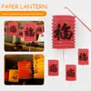 Andere evenementenfeestjes 10/12pc Traditioneel mid-autumn festival hangende papier lantaarn vouwen orgel ontwerp Chinese stijl decor draagbaar 221128