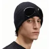 BeanieSkull Caps Winter Glasses Hat Men CP Ribbed Knit Lens Beanie Hip Hop Knitted Beanies Hats 221128