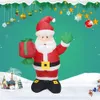 Christmas Decorations 1.35m Giant Santa Claus Garden Arrangement Inflatable Toys for Lawn Yard Blow Up Party Supplies Decorative 221125