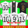 2022 Tyskland Soccer Jerseys Home and Away National Football Uniform No.13 Muller Adult Competition Team anpassade Hummels Kroos Werner Gotze Muller