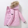 Doudoune de haute qualité pour les amoureux Canada taille gooes belle expédition marque de mode étudiant hommes vestes d'hiver manteau coton vêtements hommes parkas