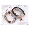 Bracelets De Charme Bohême Bracelet Perles De Cristal Bracelets Bracelets Pour Femmes Bijoux Gland Charme Femme Mtilayer Ensembles Drop Delivery Jewe Dhsl0