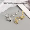 Boucles d'oreilles pendantes en argent sterling 925 Boucles d'oreilles Mode Zircon Animal Oiseau Géométrique Pigeon Pendentif Court Goutte Oreille Anneau Os Femme Sauvage Jewe