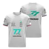 T-shirts masculins Luxury Mens Petronas Brand Sweatshirts T-shirts Mercedes F1 Formule One Racing Femmes T-shirts à manches longues décontractées Benz Lewis Hamilton Team Sayp