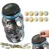 Storage Boxes Bins Electronic Piggy Bank Counter Coin Digital LCD Counting Money Saving Jar s For USD EURO Gifts 221128