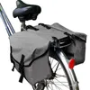 収納バッグ自転車キャリアバッグリアラックバイクトランク荷物パニエ後部座席両面サイクリング耐久性旅行ポーチ