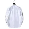 남자 드레스 셔츠 디자이너 셔츠 럭셔리 슬림 실크 티셔츠 긴 소매 캐주얼 비즈니스 의류 격자 무늬 브랜드 17 컬러 m-4xl burr 12 0txp