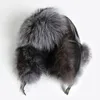 Berets Real Fur Hat Raccoon Sheepesk Ski Caps Lady Darm Fashion Geniday Natural Natural