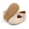 İlk Yürüyüşçüler 018m Bebek Kız Retro Deri Ayakkabı 10 Molors Toddler Kauçuk taban Antislip Bebek Doğum Moccasins 221125