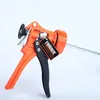 Caulking Gun Tool Kit Silicone Handheld with Multifunction Grout Scraper and Caulk Nozzle Finisher Sealant 221128