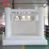 activities Commercial 13ft Inflatable White Wedding Jumper PVC Playhouse Bouncy Castle Moon Party House Bridal Bounce Jumping Bouncers for kids and adults