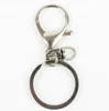 Lobster Clasp Key Chains Keyrings Round Split Keychain Car Key Rings Blank Metal Keychains