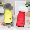 2022 Pet xs Vestiti per cani Inverno Tuta spaziale impermeabile Cappotto Abbigliamento per cani Forniture per animali Caldo pile Cucciolo Due gambe Abbigliamento in cotone Gilet Giacca per taglia piccola e media