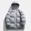 Hommes Down Parkas Coloré Veste D'hiver Manteau Surdimensionné Coréen Puffer Harajuku Hip Hop À Capuche Manteaux Hommes Femmes 221124