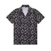 Herenmode Bloem Tijgerprint Shirts Casual Button Down Korte Mouw Hawaiiaans Shirt Past Zomer Strand Designer Jurk Shirts306k