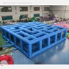 8x8m gigantische opblaasbaar labyrint puzzel maze arena doolhof carnival game te koop