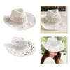 Bérets Western Decor Cow Boy Chapeaux Costume Vêtements Accessoires Femmes Chapeau Pour La Mariée