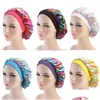 Bonnet / Crâne Caps Femmes Musulmanes Large Stretch Soie Satin Respirant Bandana Slee Turban Chapeau Headwrap Bonnet Chemo Cap Accessoires De Cheveux Dhhd6