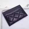 High quality New Caviar holder women card wallet real leather mini wallet3209